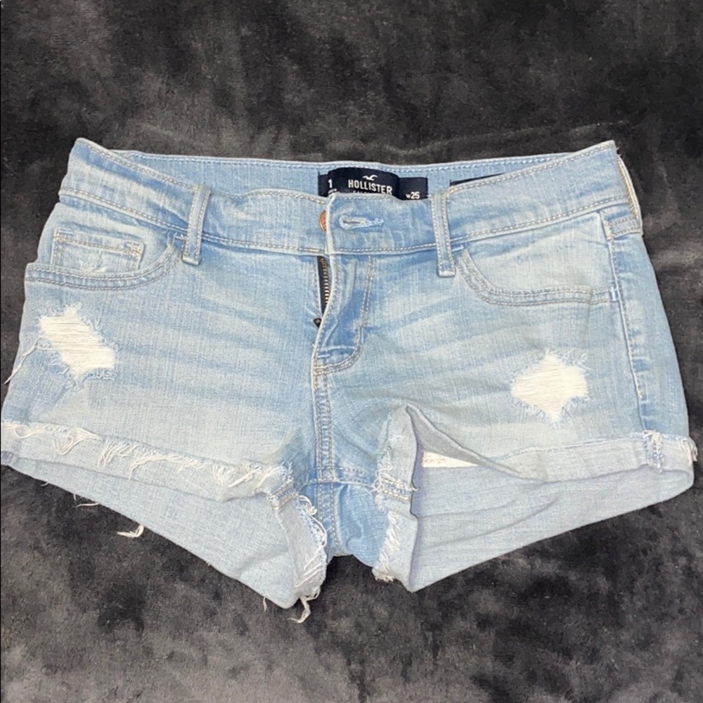 hollister jean shorts